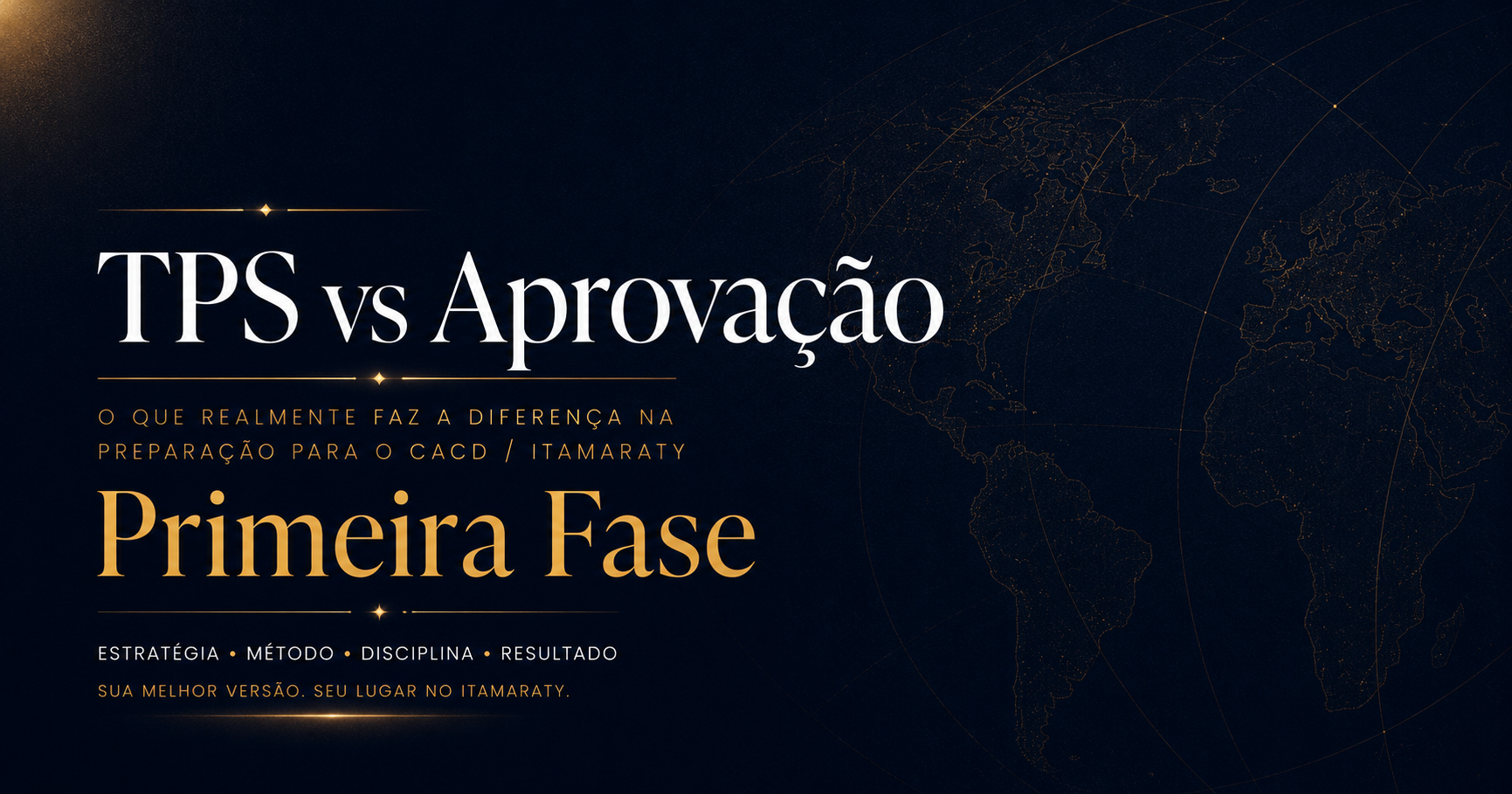 O que separa quem passa no CACD de quem estaciona no TPS O que separa quem passa no CACD de quem estaciona no TPS